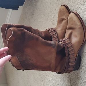 Slouchy Corral Boots